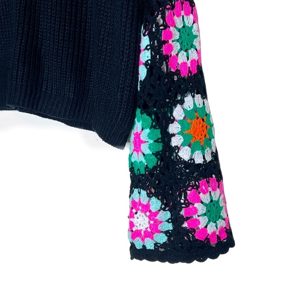 Sweet Generis Oversized Retro Granny Square Sweater - size Medium - Picture 2 of 6